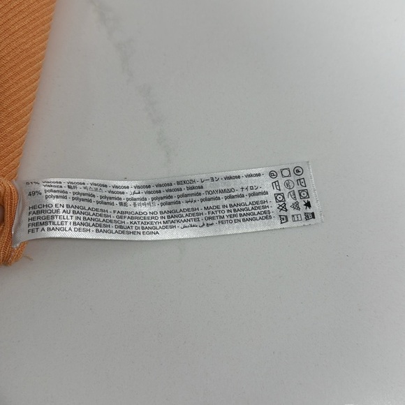 Zara Kids Orange Button-Up Shirt - Picture 4 of 5